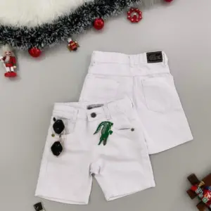 Bermuda Branca Jeans