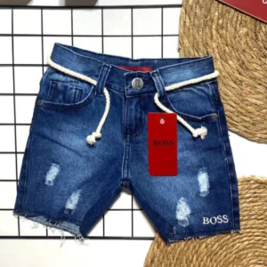 Bermuda Jeans Escura